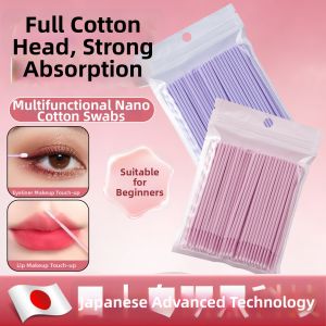 KUWUBIANJING | Nano Precision Makeup Correction Eyeliner False Lashes Removal Cleansing Swabs