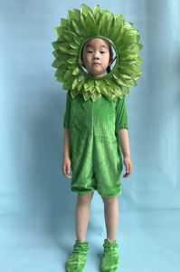 เด็กผักเครื่องแต่งกายข้าวโพดพริกไทยมะเขือยาวมะเขือเทศมันฝรั่งกะหล่ําปลีแครอทดอกไม้ Props ประสิทธิภาพเสื้อผ้า