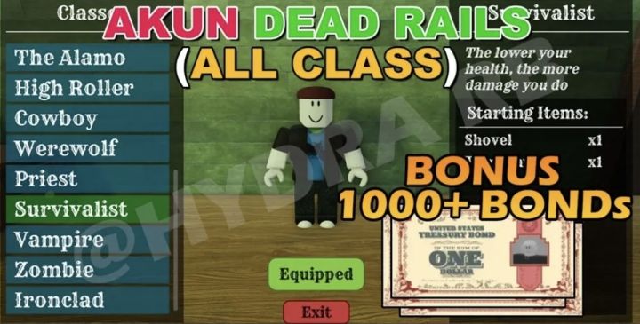 Dead Rails All Class Akun Software Murah | Lazada Indonesia