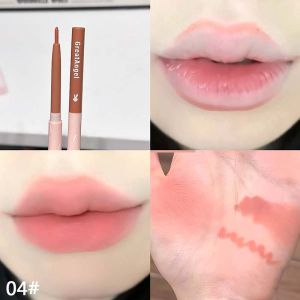 Korean Lip Liner Waterproof Matte Lip Liner Pencil Non-stick Cup Smooth Lip Contour Pen Nude Pink Brown Lip Makeup For Women