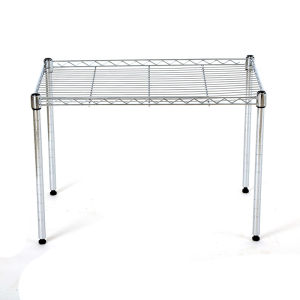 Adjustable Single Layer Metal Kitchen Countertop Storage Rack Desktop Organizer Shelf Built-In Kitchen Cabinet Storage Solution