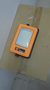 PnC Solar LED Portable Multifunctional Spotlight - 6000mAh Orange | Solar Charging | Magnetic | USB Output