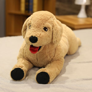 New 35/75cm Simulation Labrador Dog Plush toy Creative Realistic Animal Puppy Dolls Stuffed Soft Toys for Children Birthday Gift