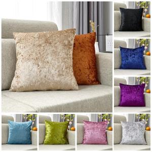 45*45cm Nordic Crushed Velvet Cushion Cover Soft Decorative throw Pillow Cover for Sofa Living Room Home Decor Pillowcase