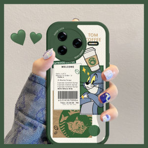 Nalize Ming Redmi K90ProMax Phone Case Coffee Cat And Mouse Full Cover Shockproof Soft Silicon Skin for K70 K80 New Trendy Brand K50 Supreme Version