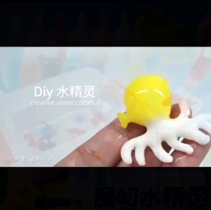 SG-Local Magic Water Elves Kids DIY Craft Water Aqua Jelly Gel Montessori