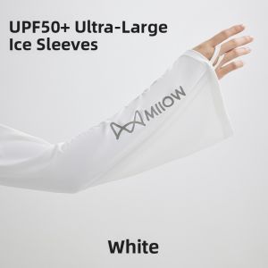 miiow | Cat Woman Loose Fit Large Size Sunscreen Ice Sleeve Womens 2025 New UV Protection Cycling Ice Silk High Aesthetic Hand Sleeve Cover