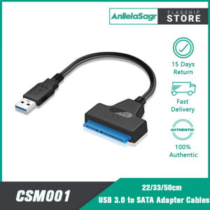AnllelaSagra SATA Với USB 3.0 / 2.0 Cáp Lên Đến 6 Gbps Cho 2.5 Inch Bên Ngoài HDD SSD Ổ Cứng SATA 3 22 Pin Adapter USB 3.0 Để Sata III Dây