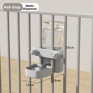 LUTUMEI | Automatic Feeding Hanging Water Bottle for Pets