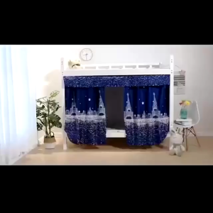 2023 VENTI Bed Curtain Dormitory Privacy Bed Curtain Mosquito Tent Blackout Cover Upper Student Bunk Bed Curtain