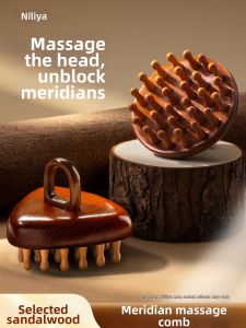 NILIYA | Tonic Scalp Massage Comb Rosewood