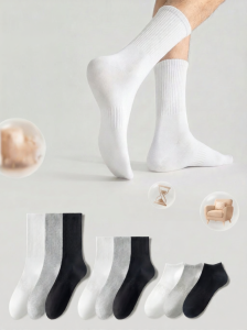 Nanjiren | Antibacterial Deodorant Quick-Dry Breathable Thin Summer Medium Tube Socks