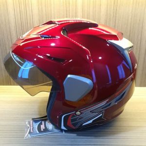 Virtue Helm Enteng Ringan Di Kepala Helmet Motor SNI Half Face Dewasa F03 Minimalis Garansi Anti Pecah Kualitas Tinggi Cat Kualitas Jepang COD Size M L XL
