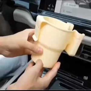 2IN1 Car Drink Holder Air Vent Bottle Tin Can Storage Organizer Phone Holder With Hanging Buckle Cup Holder
