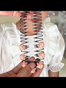 Invisible Hair Clip & Comb - Seamless Nape Headband with Bangs Styling Tool for Messy Hair & Quick Hairstyles