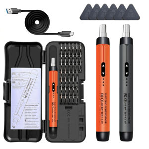 XMSJ | Precision Electric Screwdriver Set USB Rechargeable Cordless Mini Tool for Phone Laptop Repair