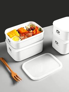 1400ml/1000ml/900ml/700ml Multifunctional Sealed Plastic Fresh-keeping Box Refrigerator Lunch Box Storage Box Sealed Box