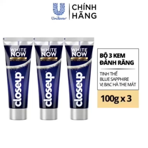 Kem Đánh Răng Closeup Blue Sapphia Làm Trắng Răng Vị Bạc Hà 100g