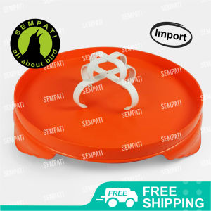 SEMPATI Tebok Sangkar Murai Pvc Import Plus Mahkota Fulset Anti Pecah Tebok Sangkar Kandang Burung Murai Kapsul Bulat TBMR