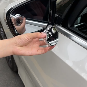 Vacuum‑Suction‑Cup Car Blind‑Spot Mirror 150‑170° Wide‑Angle AF‑Coated 360‑Rotatable Reversing Auxiliary Mirror 2‑Pack
