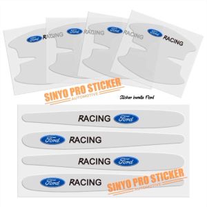 Stiker Bening Transparan Pelindung Outer Handle GR Sport 8Pcs