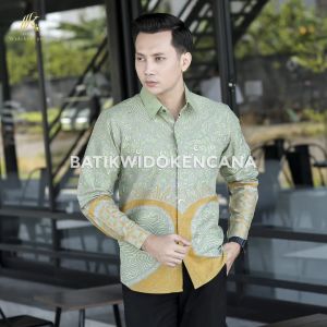 Kemeja Batik Premium - Motif Keo Warna Sage