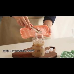 Khuôn Làm Đá Viên Silicon 25 Ô Kèm Nắp Và Hộp Đựng Thân Thiện Với Môi Trường Tự Làm Xà Phòng Thủ Công Dễ Tháo Khuôn Làm Đá Viên Hình Quả Nho