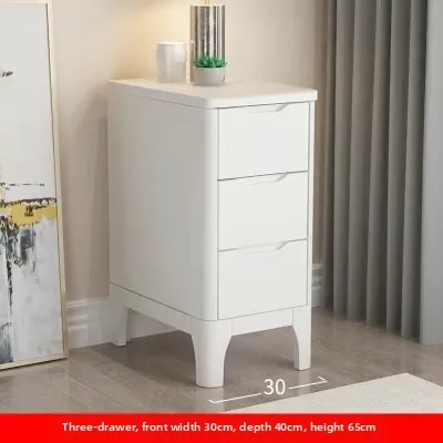 Solid Wood Nordic Bedside Cabinet