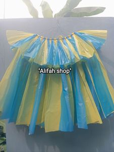 Rok plastik || Rok tutu daur ulang  || baju daur ulang plastik kresek untuk Carnaval / rok daur ulang
