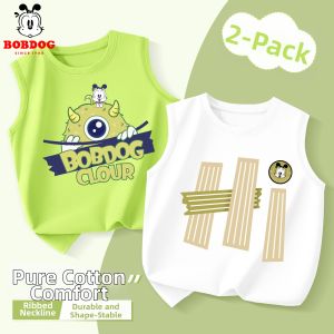 Bobdog | Summer Lightweight Cotton Childrens Vest For Boys