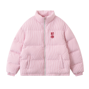 RickyisClown | Striped Thermal Padded Jacket