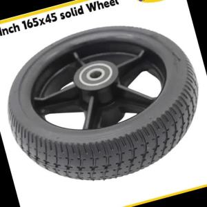 6.5-Inch solid plastic wheels five-star model suitable for tire electric scooters wheelchairs trolleys flatbeds