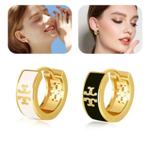 Exquisite Vintage European American Oil Drop Hollow Earrings Fashion Jewelry Accessory Popular Style