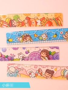 MOCHI Cute Penggaris Karakter Lucu Stationery Ruler High Quality Ruler Penggaris Anak Lucu
