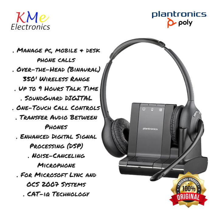 Plantronics Best Wireless Headset For Call Center Original