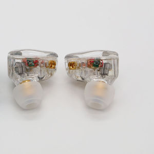 High Fidelity HiFi In-Ear Monitor Earphones Silver Plated Cable Sports Stage Monitoring Earbuds Thousand Yuan Level MMCX Resin