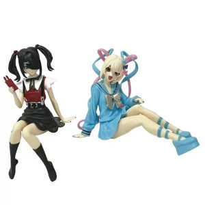 Bandai | NEEDY STREAMER OVERLOAD OMG kawaii chan Anime Girl Figure Ame-chan Action Figure Super Ten-Chan Figures Model Doll Toy Gift