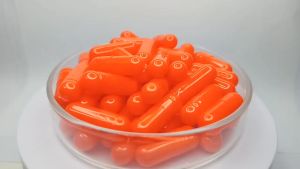 1000pcs Size 00 Dark Orange Color - OSPA High Quality Empty Gelatin Capsule