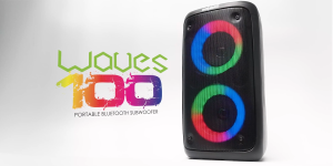 Salpido Waves 100 Portable TWS Bluetooth Speaker | USB/FM/SD/BLUETOOTH | RGB Support Microphone | FAST SHIPPING BY LOCAL SELLER