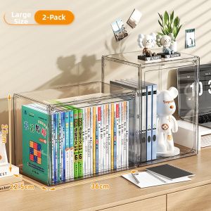 XINGYOU | Dustproof Transparent Book Storage Box