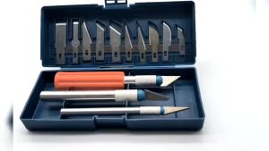 Set Pisau Ukir Pahat Ukiran 13 in 1 Set Pisau Alat Ukir Seni Dengan 3 Handle Precision Knife Tool