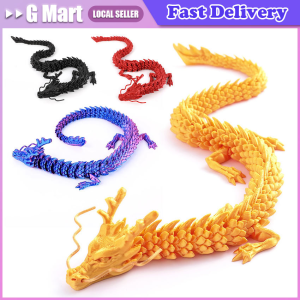 30cm 3D printed Chinese dragon Shenlong crafts ornamentsToy joint movable dragon Model Home Office Decoration Decor Gifts