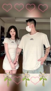 IFSS OEEIOLAL เสื้อยืดคอกลมแขนสั้น 2 สี - ชุดคู่ Catalog Fashion