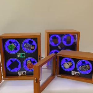 MELANCY Spot Goods 1/2/4/6 Slot Automatic Watch Winder Box with Mabuchi Moto Clock Cabinet Watch Storage Box