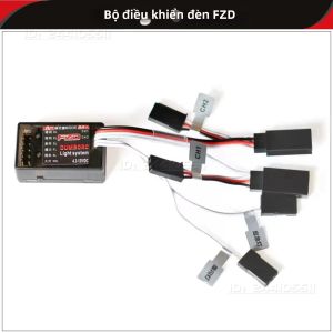 Bộ Điều Khiển Đèn LED DUMBORC FZD 12 Cho Xe RC Drift 1/10 1/8 Xe Tải TAMIYA CC01 4WD Axial SCX10 MN99S - Nâng Cấp Hệ Thống Đèn Mô Phỏng