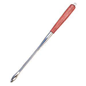 Multifunctional Fishing Hook Remover Stainless Steel Wooden Handle Deep Throat Hook Head Extended Fish Hook Removal Tool