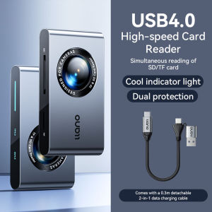 Llano Đầu đọc thẻ 4.0 tốc độ cao đầu đọc thẻ SD USB C hai thẻ SD/TF Eading cho máy tính xách tay IPad Phụ Kiện Đầu đọc thẻ SD Đầu chuyển đổi thẻ nhớ