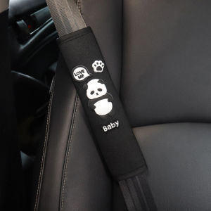 Car Shoulder Shield Automobile Safety Belt Cover Cute Briquette Decorations Car Safety Belt Protective Cover Long Cartoon
