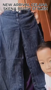 Celana Jeans Skena Beggy Anak Usia 7-9 Tahun