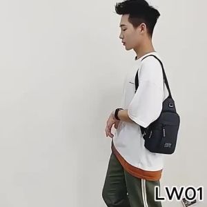 Tas Selempang Bahu Pria Trendy Oxford Waterproof Kekinian Terbaru - LW01